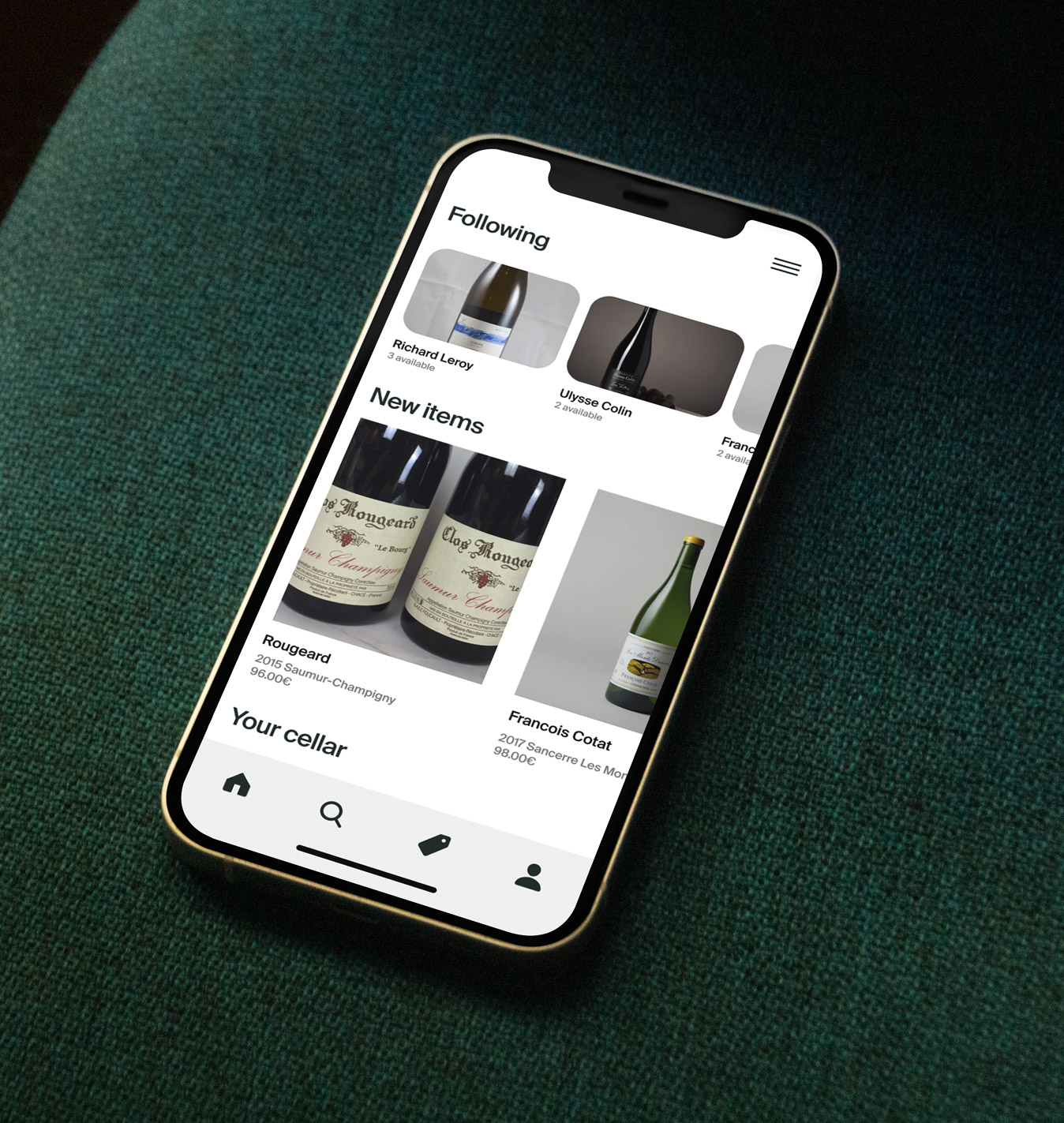 A curated selection of wines on the x.wine marketplace